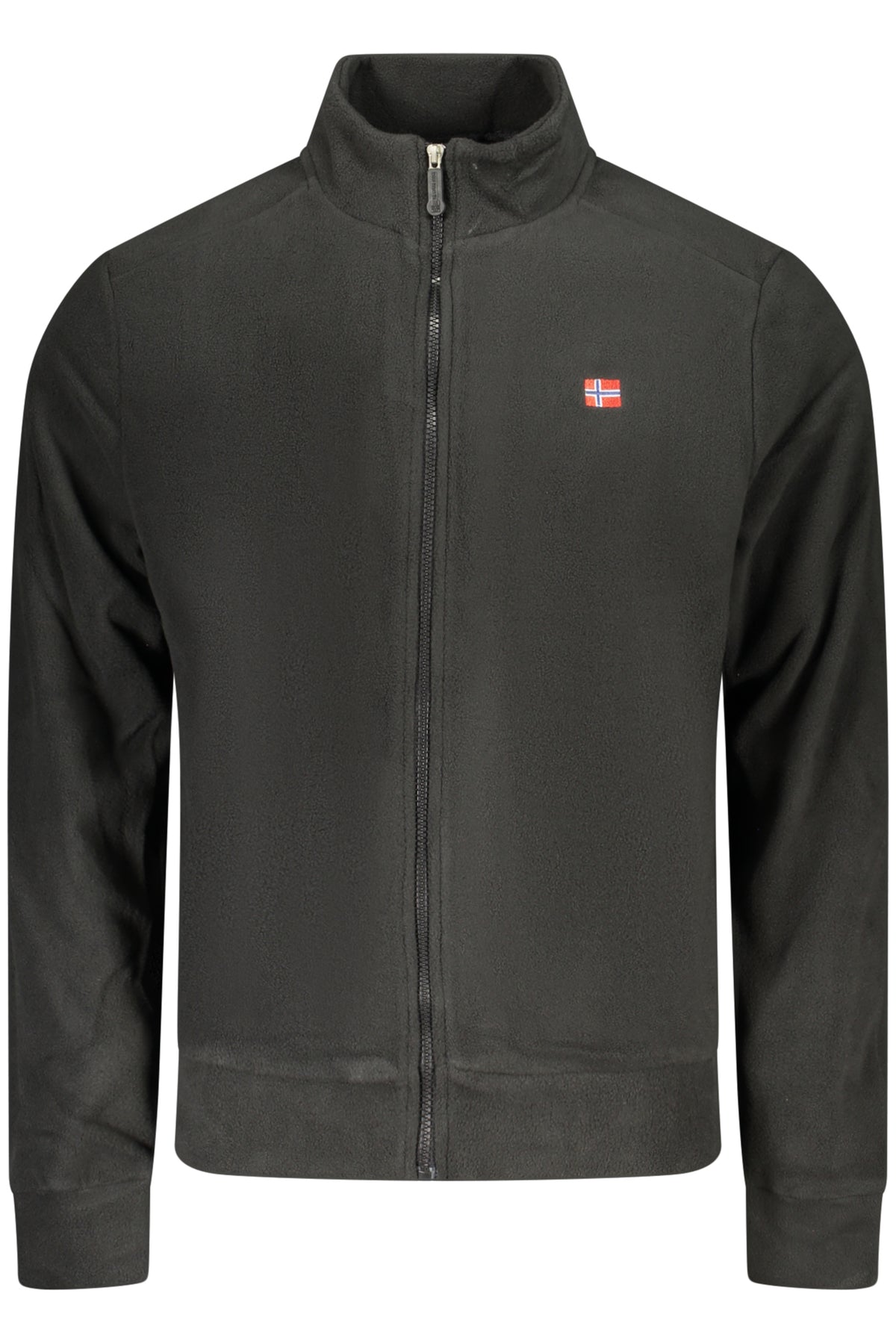 THE NORTH STONE FELPA CON ZIP UOMO NERO