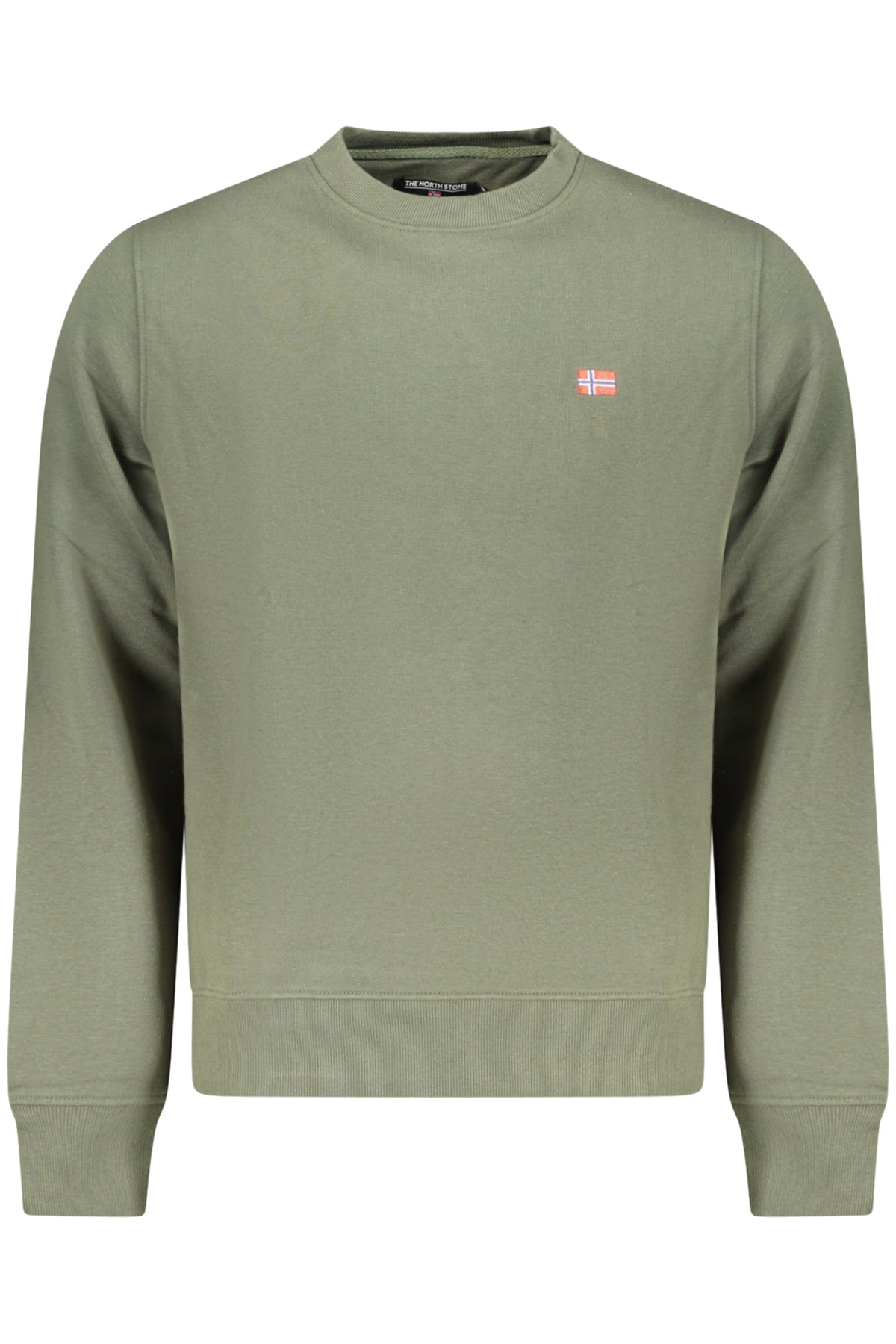 THE NORTH STONE FELPA SENZA ZIP UOMO VERDE