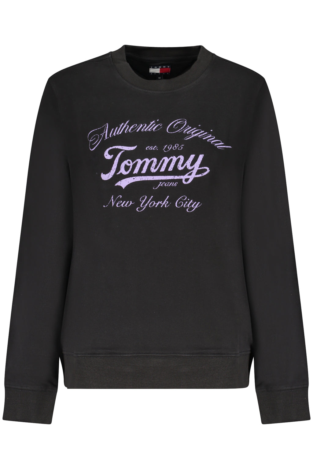 TOMMY HILFIGER FELPA SENZA ZIP DONNA NERO