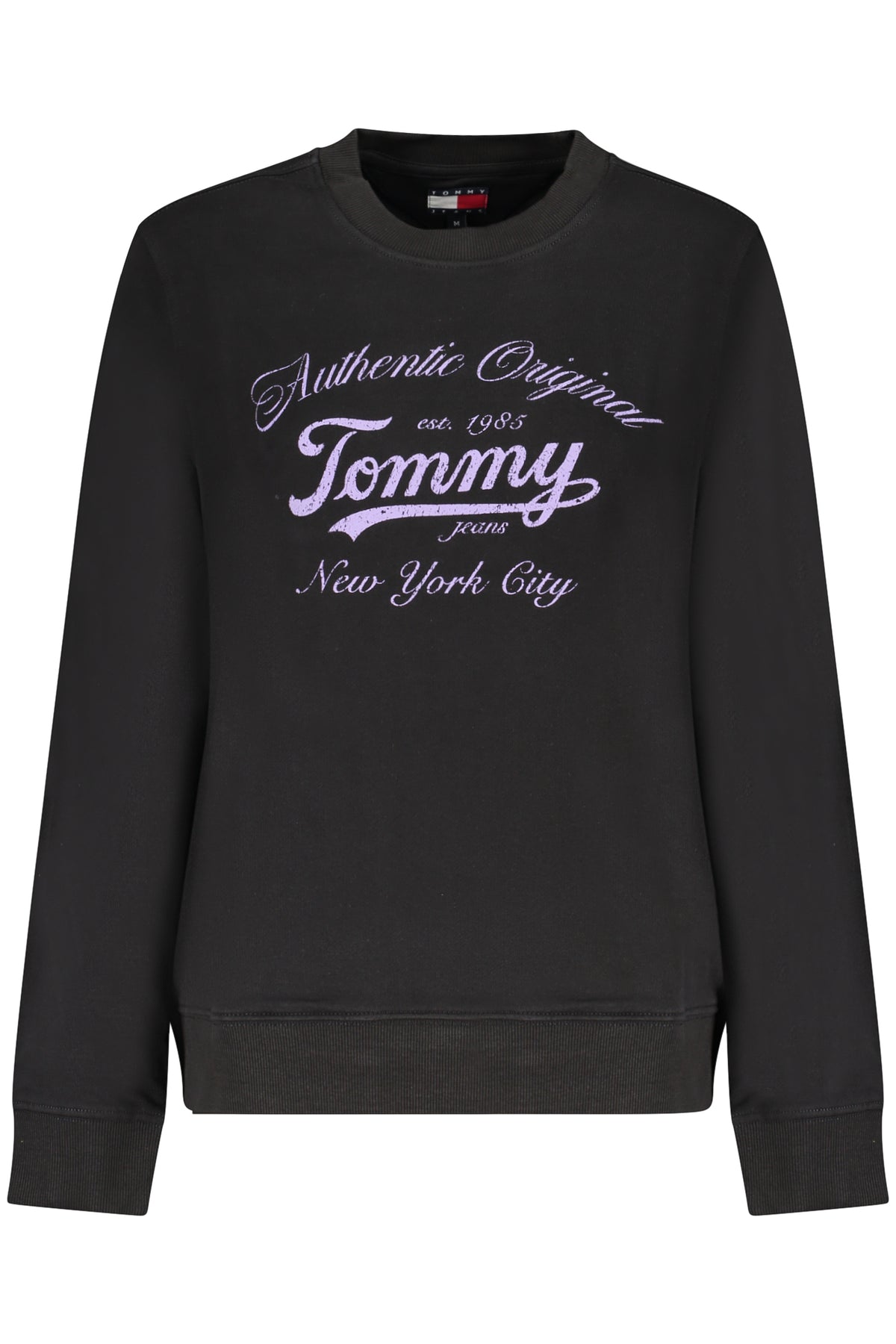 TOMMY HILFIGER FELPA SENZA ZIP DONNA NERO