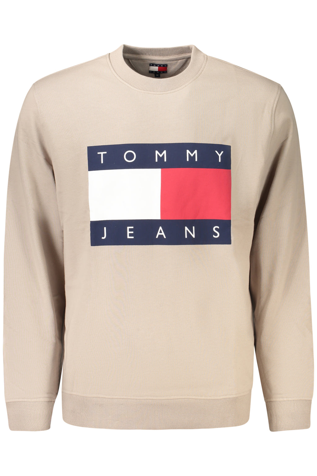 TOMMY HILFIGER FELPA SENZA ZIP UOMO BEIGE