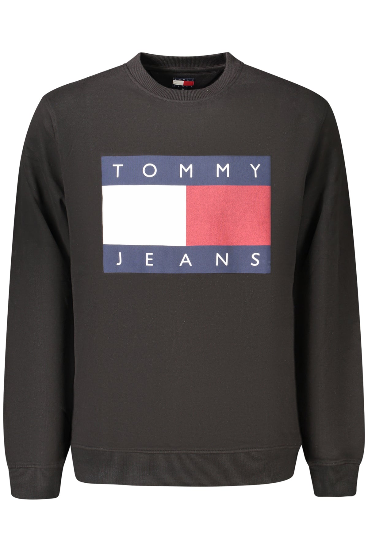TOMMY HILFIGER FELPA SENZA ZIP UOMO NERO