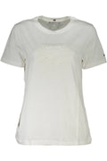TOMMY HILFIGER T-SHIRT MANICHE CORTE DONNA BIANCO