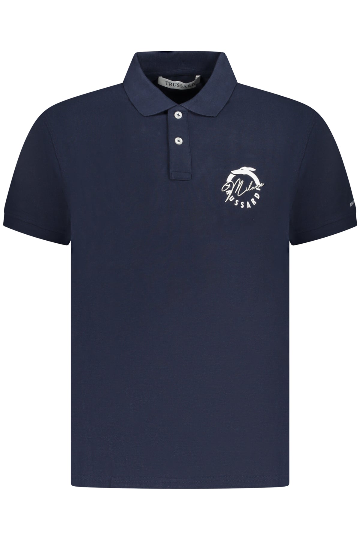 TRUSSARDI POLO MANICHE CORTE UOMO BLU