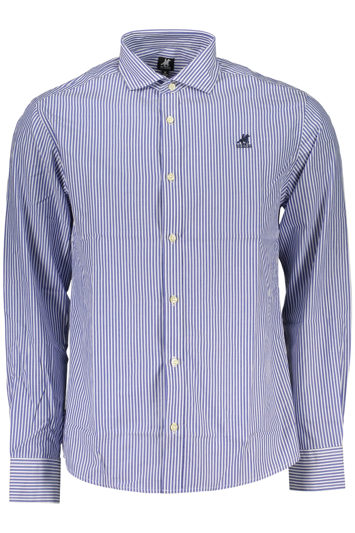 U.S. GRAND CAMICIA MANICHE LUNGHE UOMO BLU