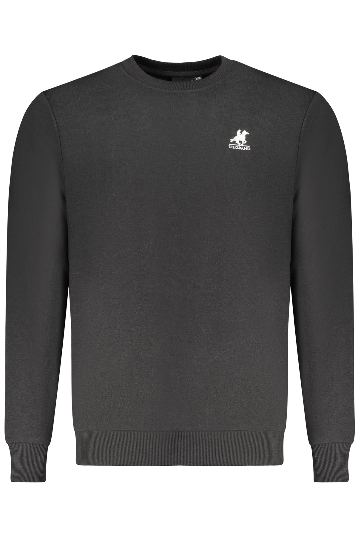 U.S. GRAND FELPA SENZA ZIP UOMO NERO