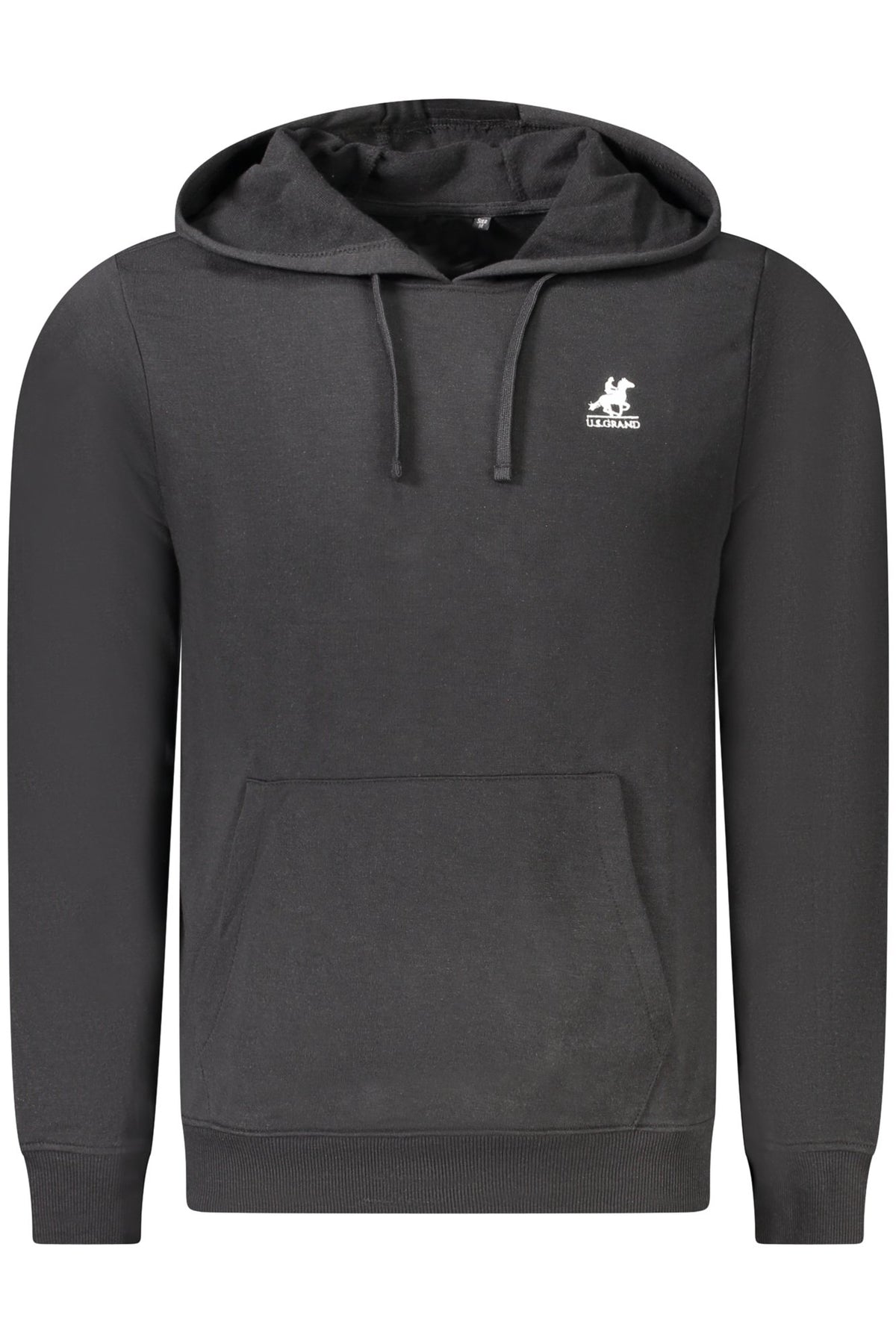 U.S. GRAND FELPA SENZA ZIP UOMO NERO