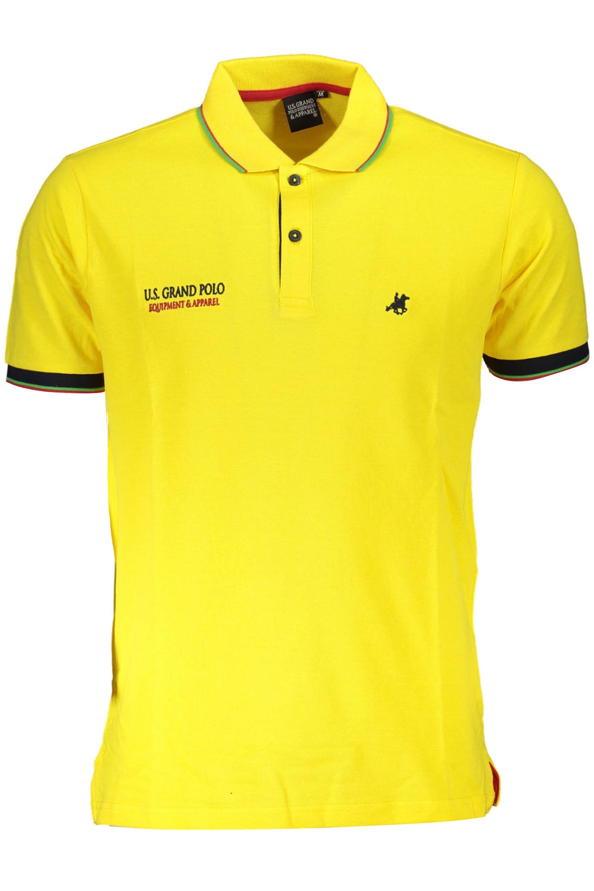 U.S. GRAND POLO MANICHE CORTE UOMO GIALLO