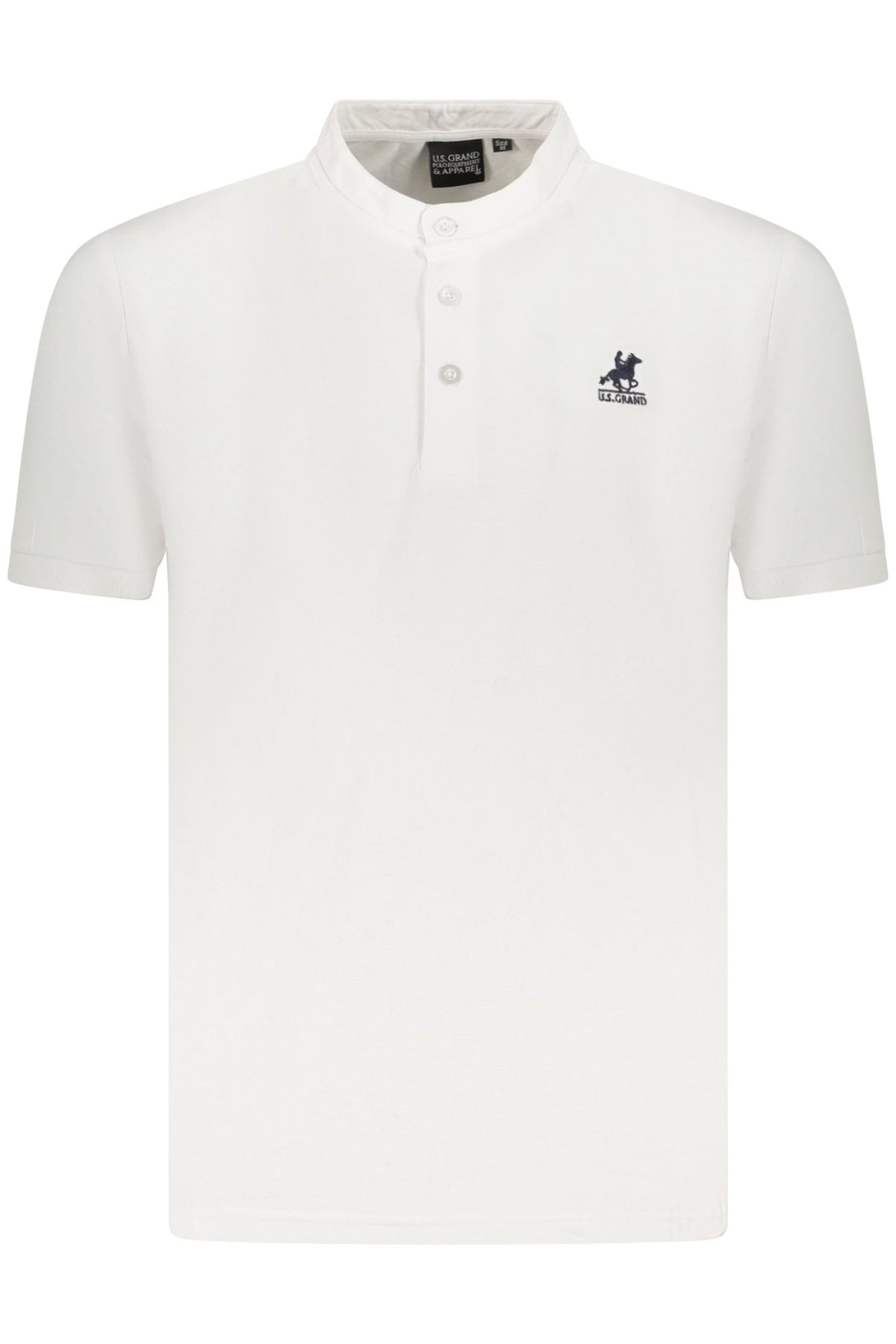 U.S. GRAND POLO MANICHE CORTE UOMO BIANCO