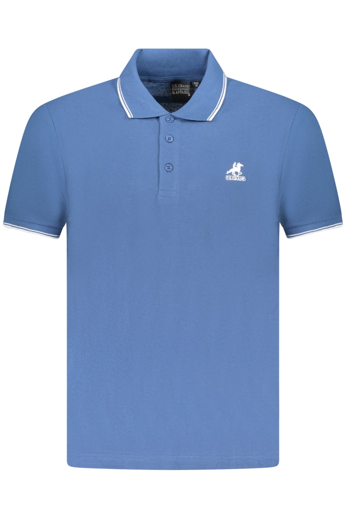 U.S. GRAND POLO MANICHE CORTE UOMO BLU