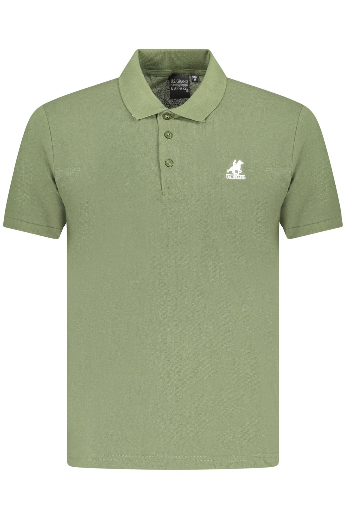 U.S. GRAND POLO MANICHE CORTE UOMO VERDE