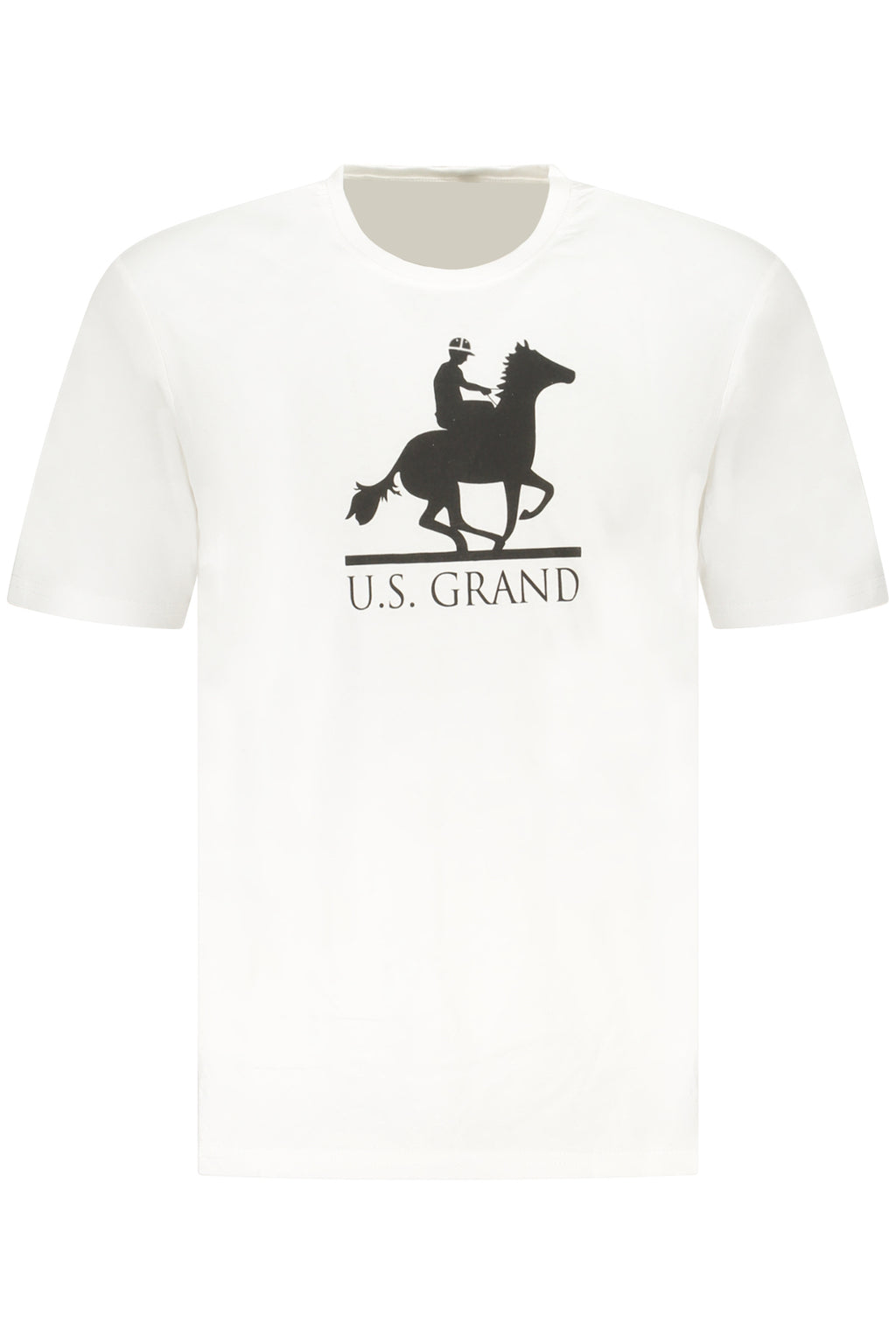 U.S. GRAND T-SHIRT MANICHE CORTE UOMO BIANCO
