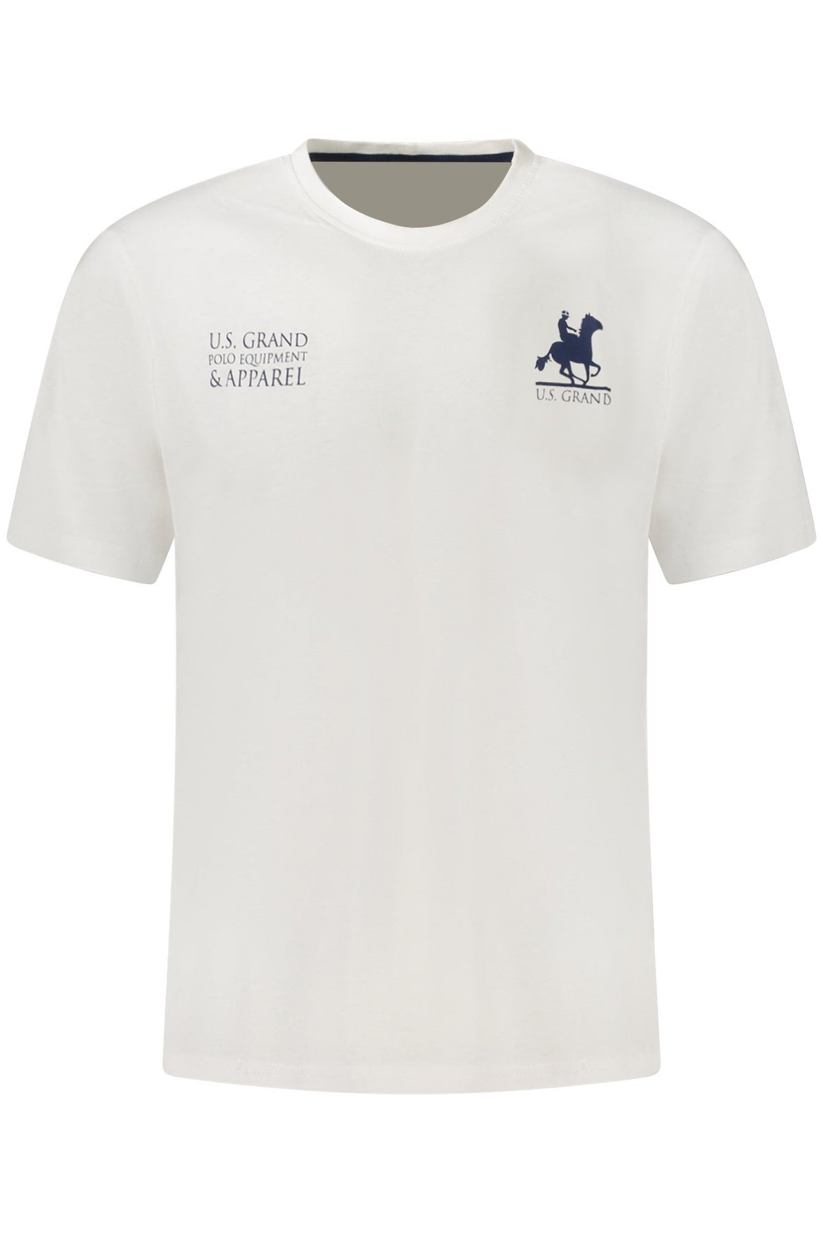 U.S. GRAND T-SHIRT MANICHE CORTE UOMO BIANCO