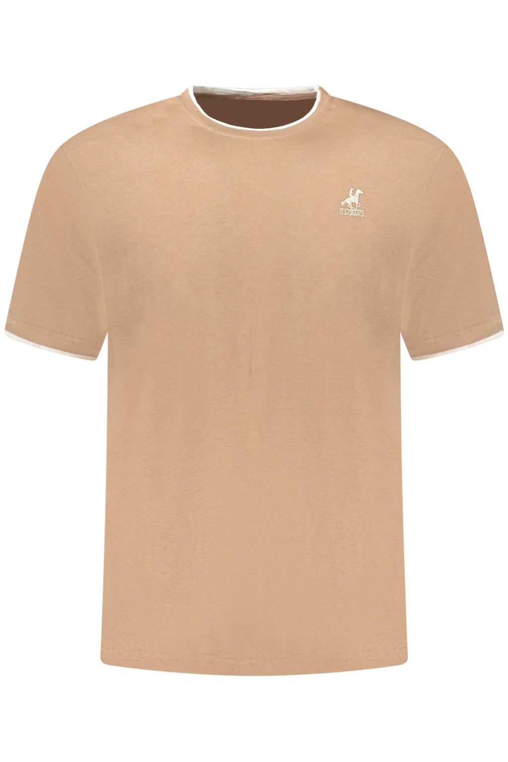 U.S. GRAND T-SHIRT MANICHE CORTE UOMO MARRONE