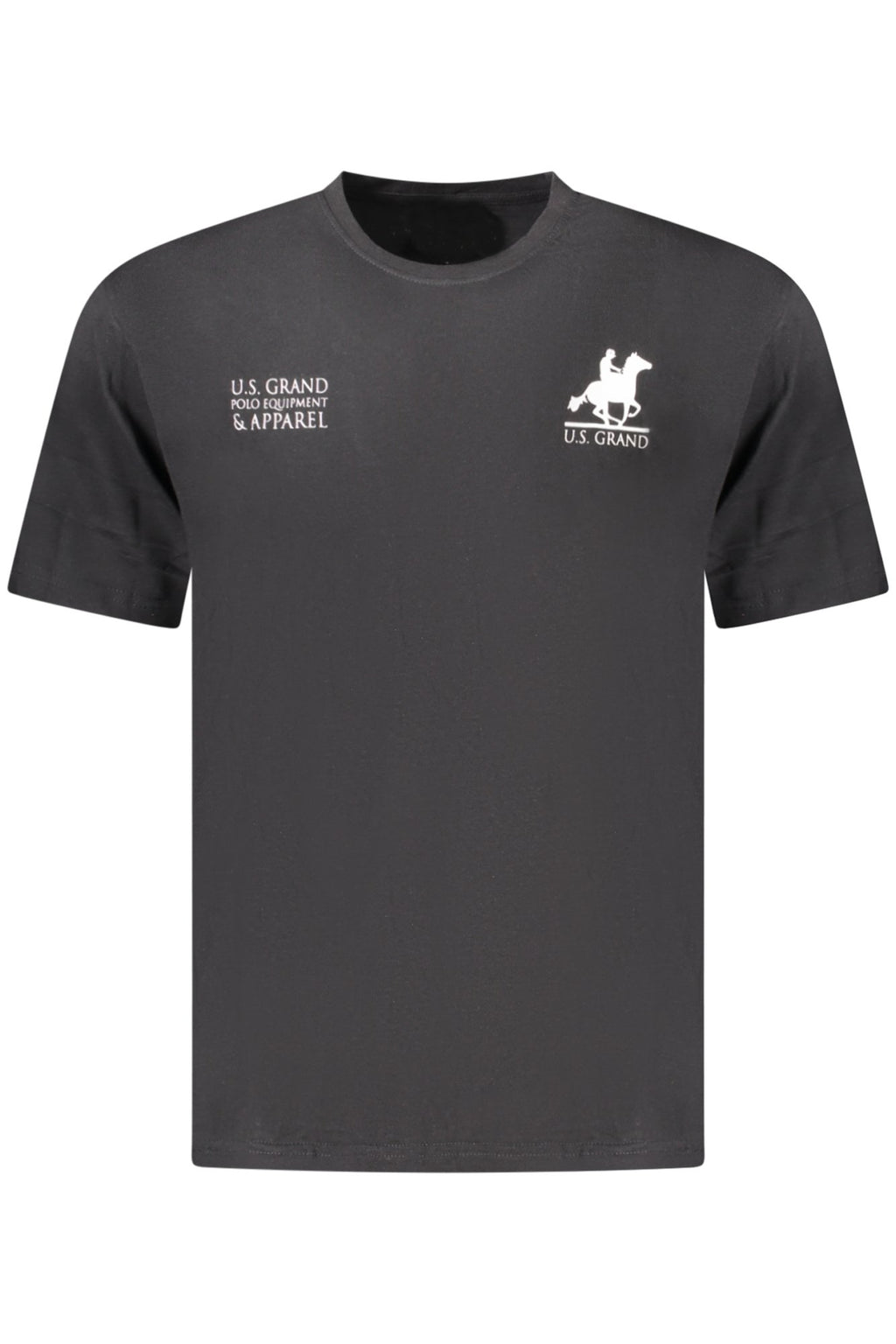 U.S. GRAND T-SHIRT MANICHE CORTE UOMO NERO