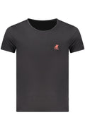 U.S. GRAND T-SHIRT MANICHE CORTE UOMO NERO