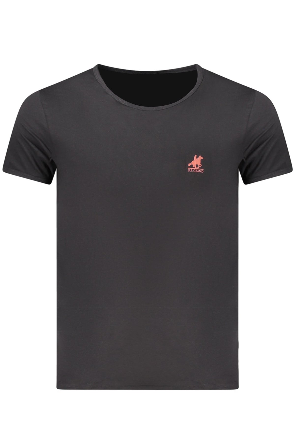 U.S. GRAND T-SHIRT MANICHE CORTE UOMO NERO