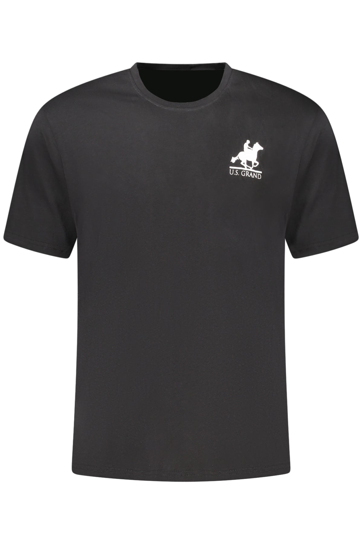 U.S. GRAND T-SHIRT MANICHE CORTE UOMO NERO