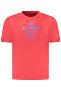 U.S. GRAND T-SHIRT MANICHE CORTE UOMO ROSSO
