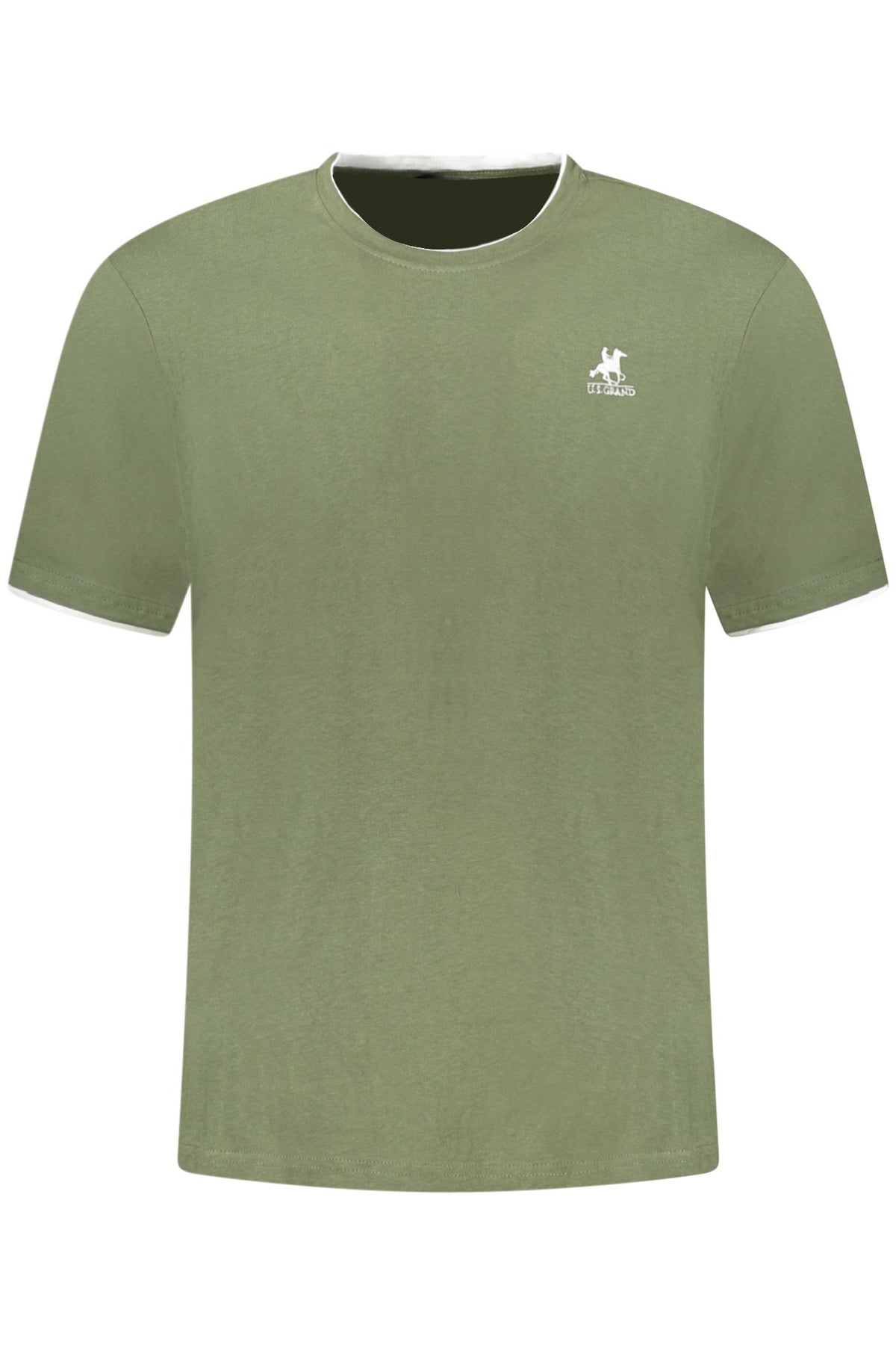 U.S. GRAND T-SHIRT MANICHE CORTE UOMO VERDE