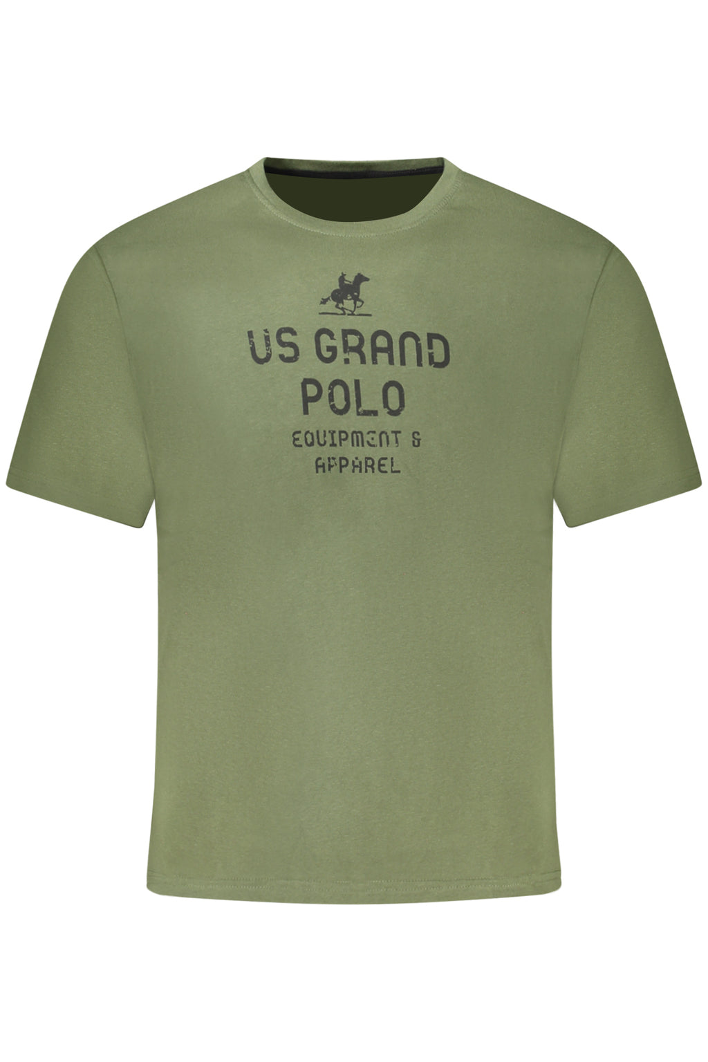 U.S. GRAND T-SHIRT MANICHE CORTE UOMO VERDE