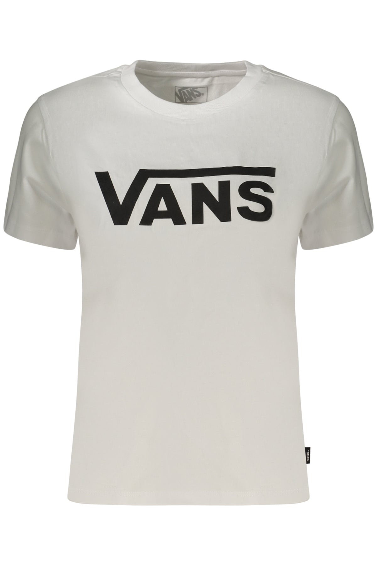 VANS T-SHIRT MANICHE CORTE DONNA BIANCO
