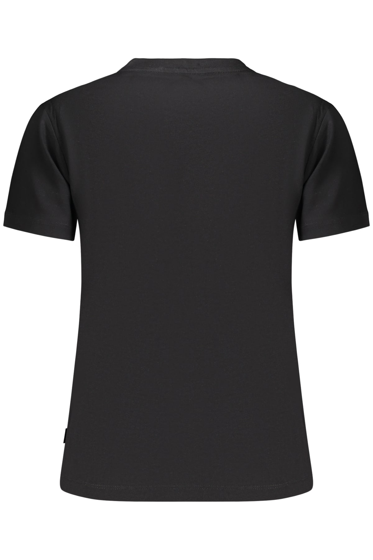 VANS T-SHIRT MANICHE CORTE DONNA NERO
